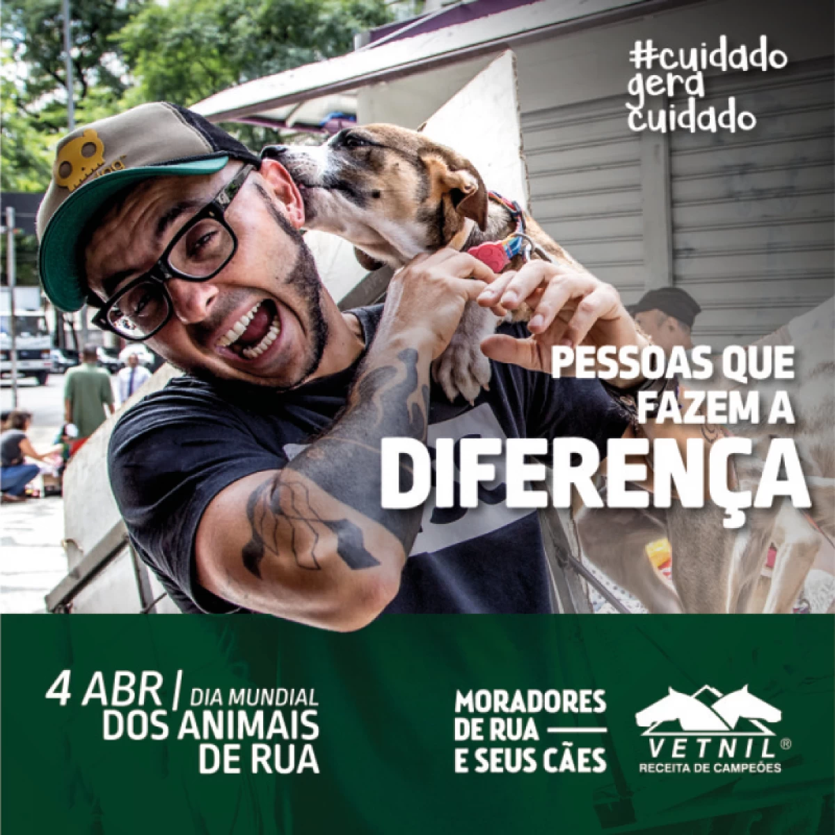 Moradores de Ruas e Seus Cães - Pessoas que Fazem a Diferença