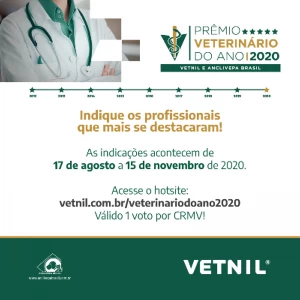 Indicação - Prêmio Veterinário do Ano 2019