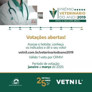 Votação - Prêmio Veterinário do Ano 2019