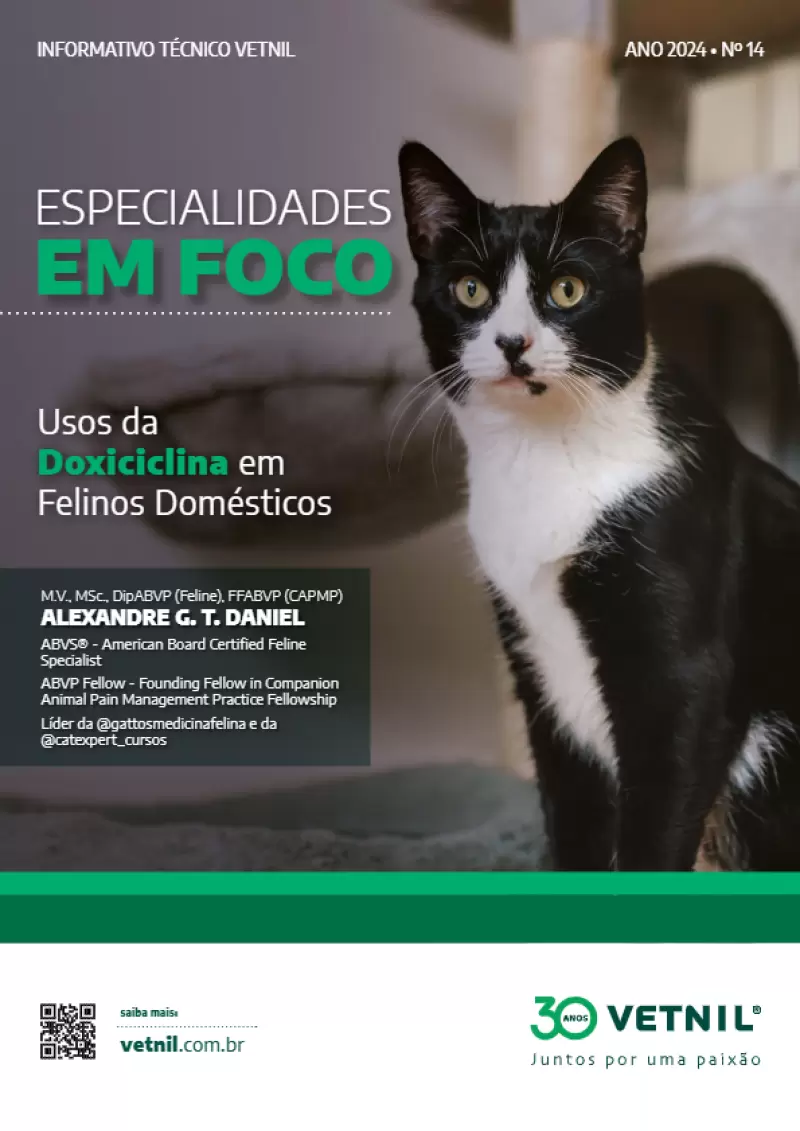 Info Tec. Esp em Foco - Usos da Doxiciclina em Felinos Domésticos
