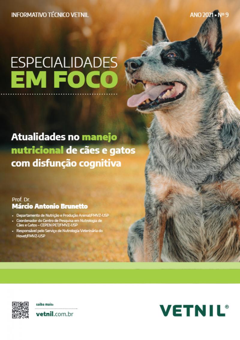 Info Tec Esp em Foco Atualidades no manejo nutricional de cães e gatos com disfunção cognitiva (set/2021)